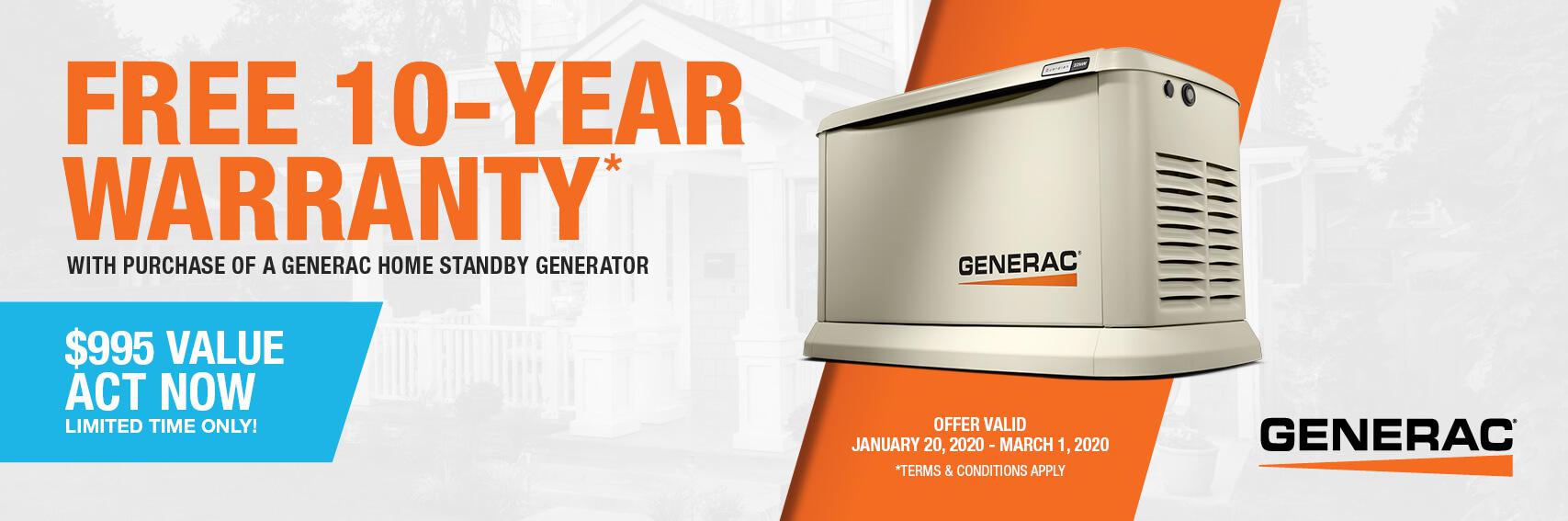 Homestandby Generator Deal | Warranty Offer | Generac Dealer | Gansevoort, NY